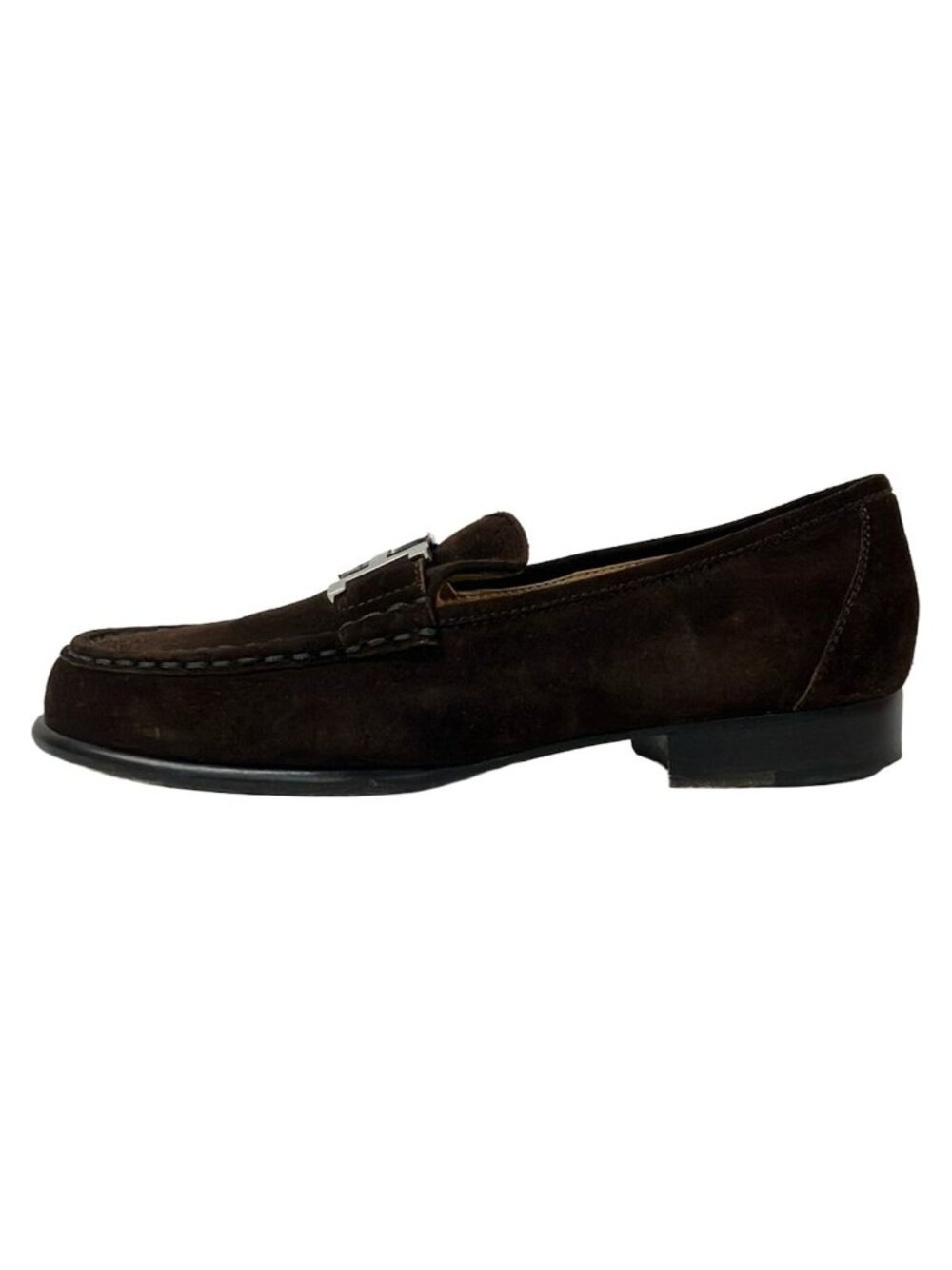 Hermes Loafers Dark Brown